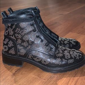 Rag and Bone studded combat boots
